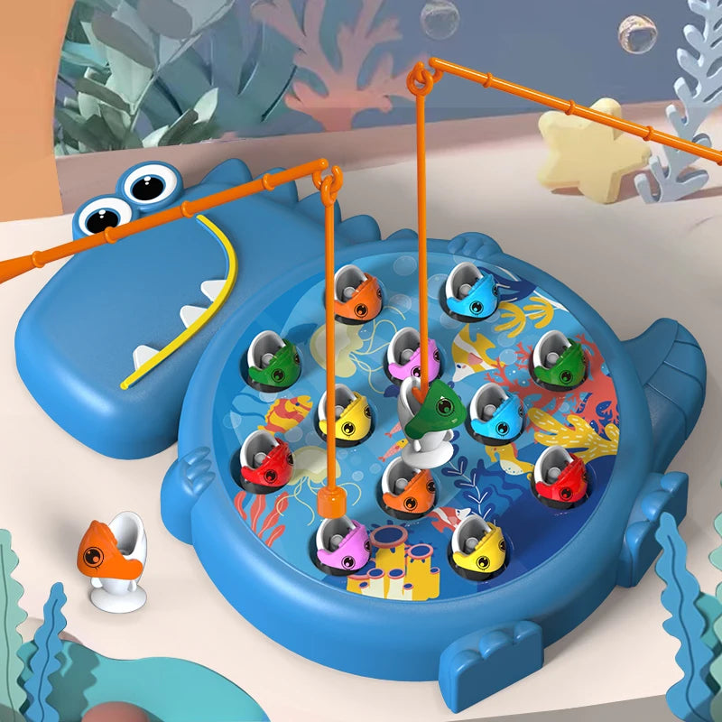 Baby magnetic fishing toys, educational toys, children's first birthday gifts, boys' and girls' intelligence development parent-